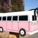 Pink Volkswagen Bus Mailbox by TheBusBox Custom made - Choose your color - SplitBusBox