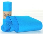 100% Wool Felt Roll  - 5" x 36" Wool Felt Roll  - Wool Felt Color Turquoise-8 - European Wool Felt