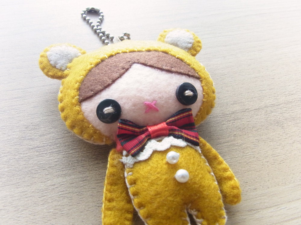 Felt Keychain -  Keychain -  cute keychain -  Kawaii keychain - READY TO SHIP