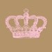 Brown and Pink Crown 8x10 Print- Decor, Wall, Nursery, Minimalist, Queen, Princess, Digital, Baby, Gift, Girl, Royal