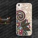 Newest case for iphone 5 case, iphone 5 cover ,the best case for iphone 5 with flowerprinting W0010
