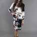 Vtg 60s Paganne Signed Novelty Racing Horses Dress S-M