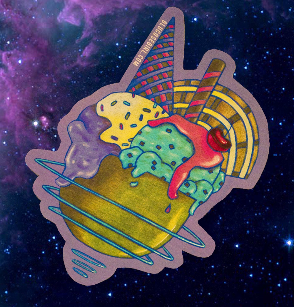 Ice Cream Station Sticker