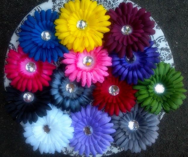 Buy 3, get 1 FREE, Assorted Gerber Jeweled Daisies