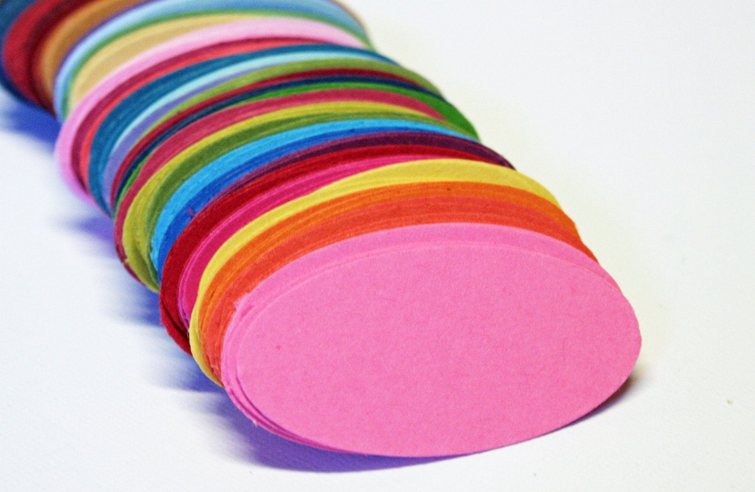 Ovals diecuts - pack of 25 - your color choice
