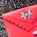 Red Hot Retro Spiked Clutch