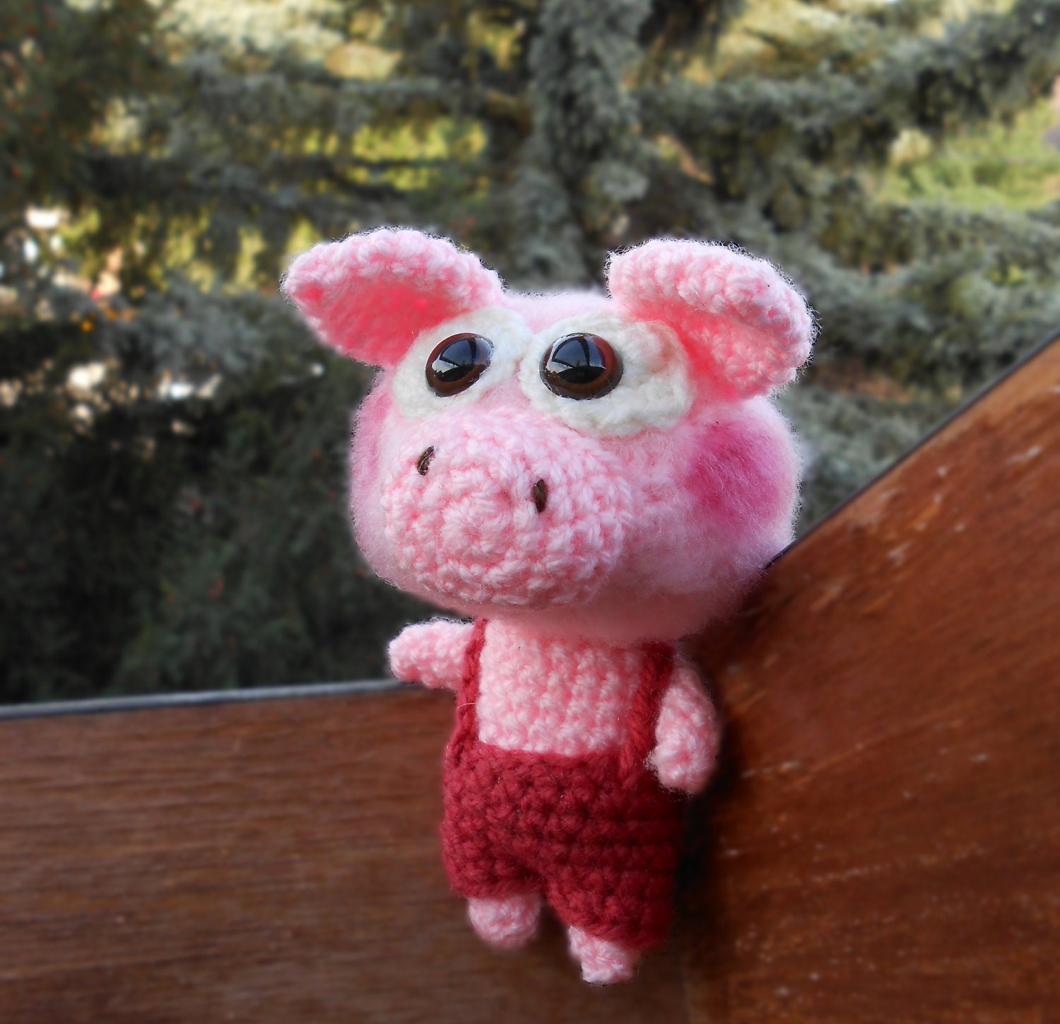 Parker - SUPERCUTE crocheted amigurumi pig