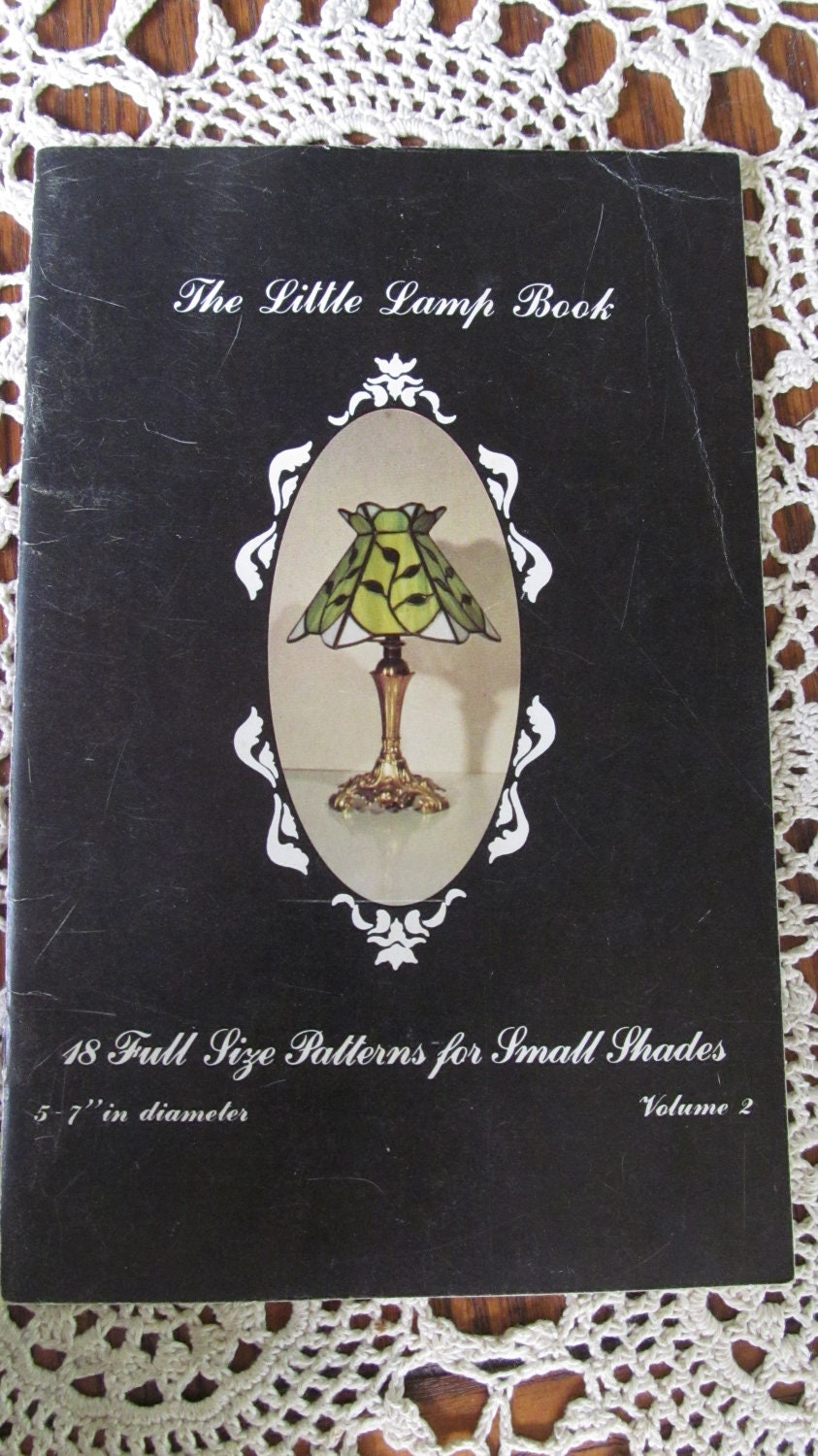 Art Nouveau Stained Glass Lamp Book 48 Patterns Iris  Rainbow Balloons Seashells