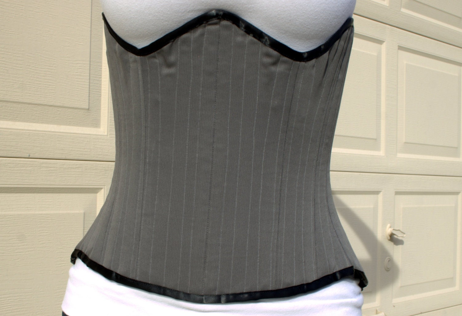 Handmade Steel-Boned Buskless Custom Underbust Corset