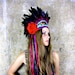 Frida - Vibrant feather headdress
