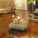 Artist in the Garden....Terrarium Accessory Miniature Artist Terrarium Miniatures Artist Gift Scale People Tiny People Terrarium Decor