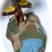 Tree.-stump play-scape.gnome,fox,owl, Hand Felted. Waldorf . Wet Felted.