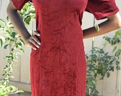 Vintage Marnie West Velvet Dress