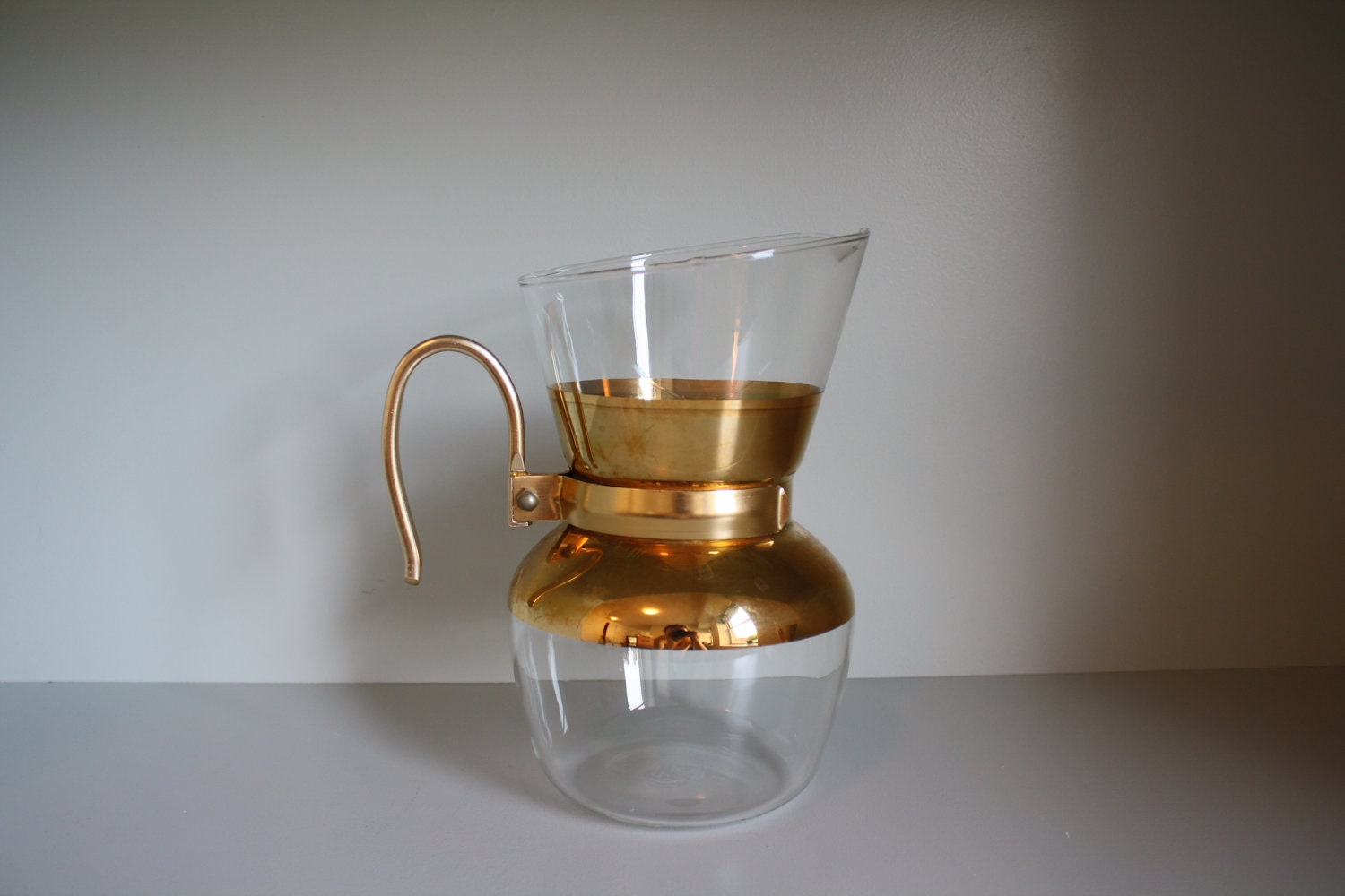 Curtis gold drip coffee maker with filter by AnnieGirlVintage