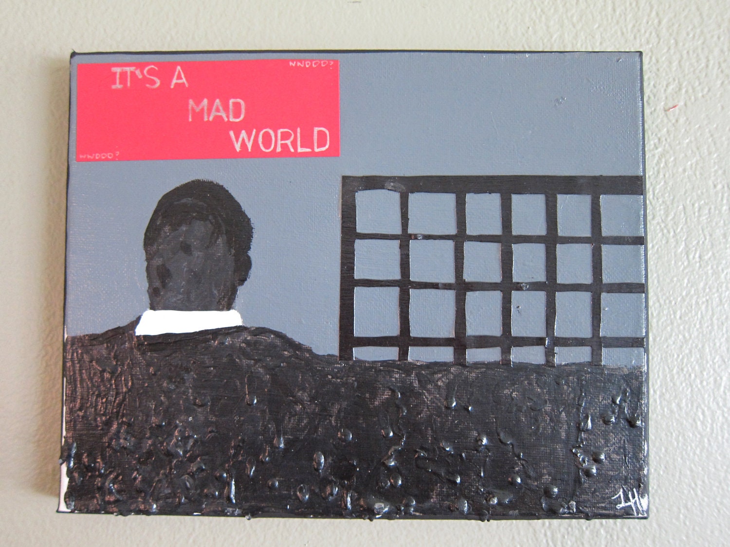 It's a Mad World - Mad Men Melted Crayon Art