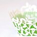Laser Cut Lace Cupcake Wrappers - Leaves x 20