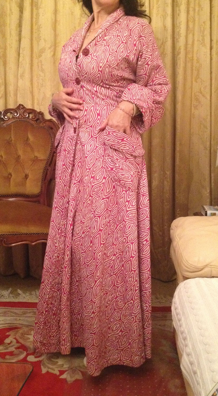 items-similar-to-vintage-1950s-housecoat-on-etsy