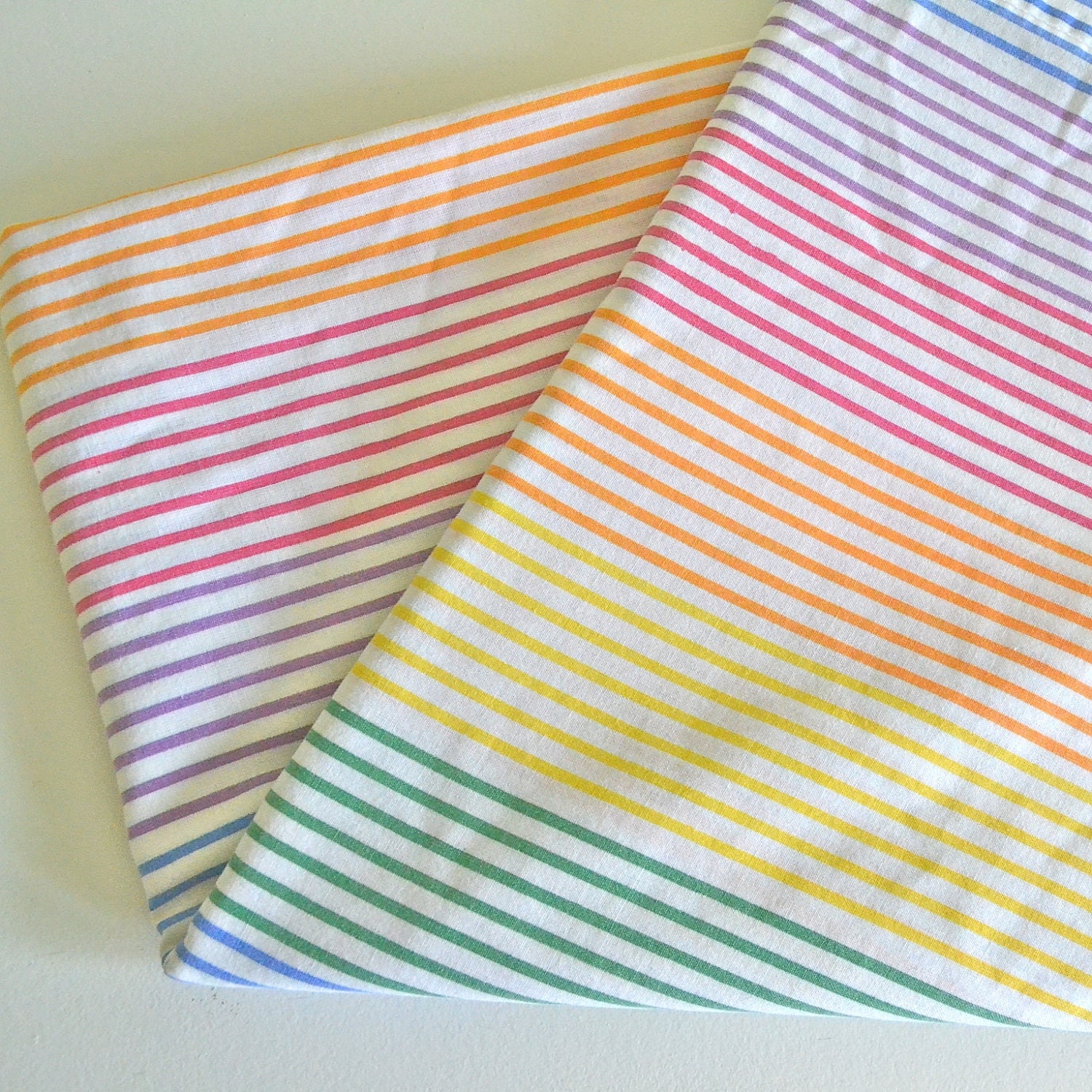 rainbow stripe bedding