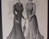 1901 The DELINEATOR Original Pattern Advertisement Lingerie Victorian Dresses Edwardian Vintage Fashion Prints Ready To Frame
