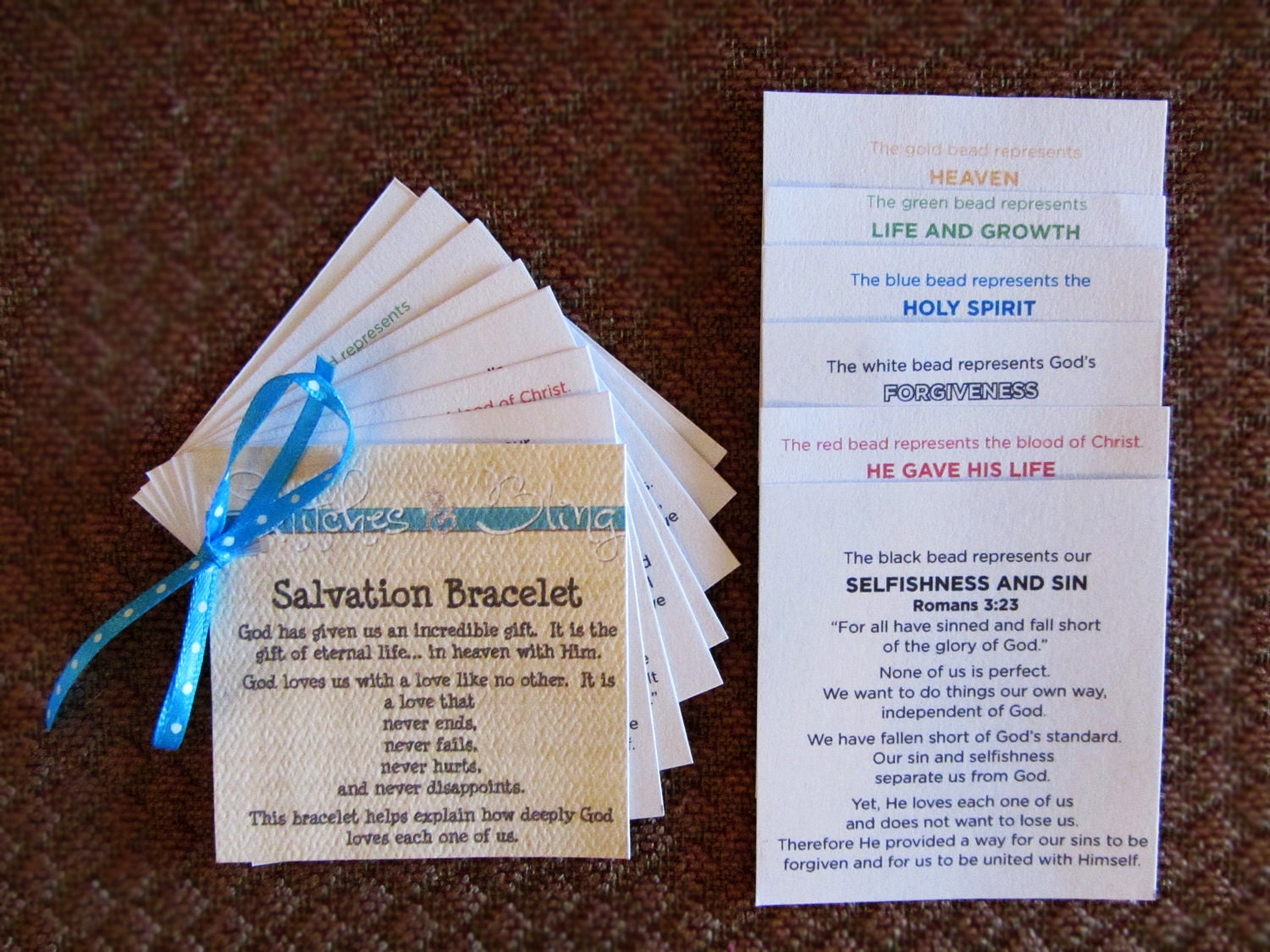 Salvation Bracelet Printable