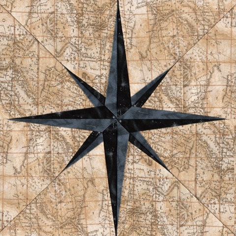 Compass Needle - Paper Piecing