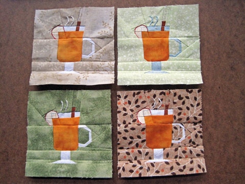 A Refreshing Drink - Paper Piecing