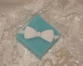 Lavender Tiffany Blue Gift Box Soap Natural Shea Butter Wedding Shower Party Favor Vegan Friendly ECS