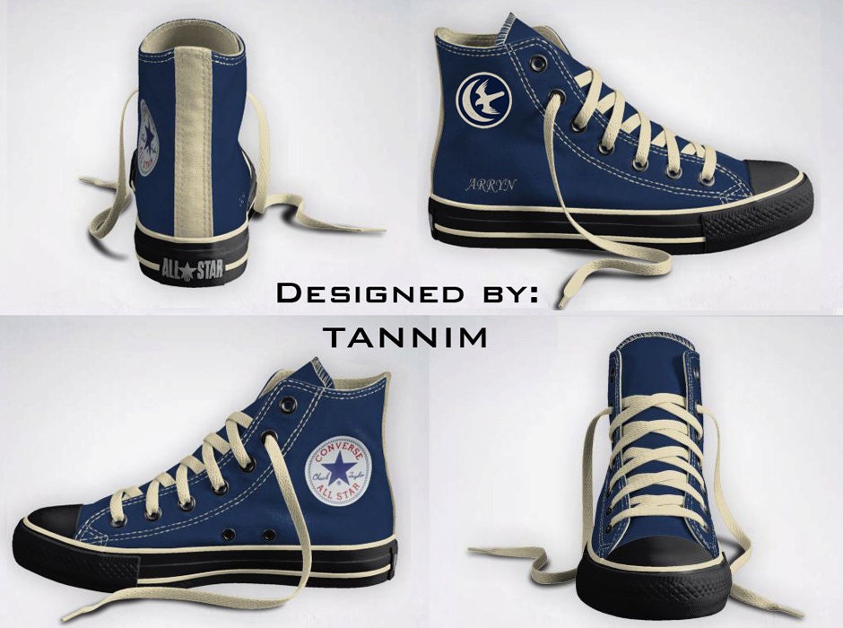Custom Game of Thrones: House Arryn Converse Chucks