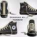 Custom Game of Thrones: House Stark Converse Chucks