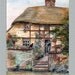 Thatched Cottage at Amberley, Sussex, Print of Original Watercolor, English Cottage