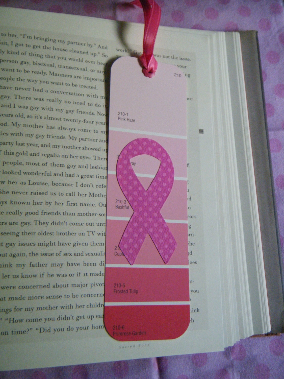 ribbon bookmark