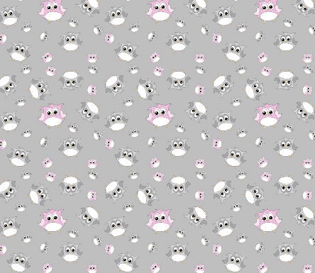 Reserved for Lorie - Crib Sheet - Toddler Bed Sheet - Owl Confetti - Gray - Couture Fabric by Jason Thomas - Custom Made By BellaToo