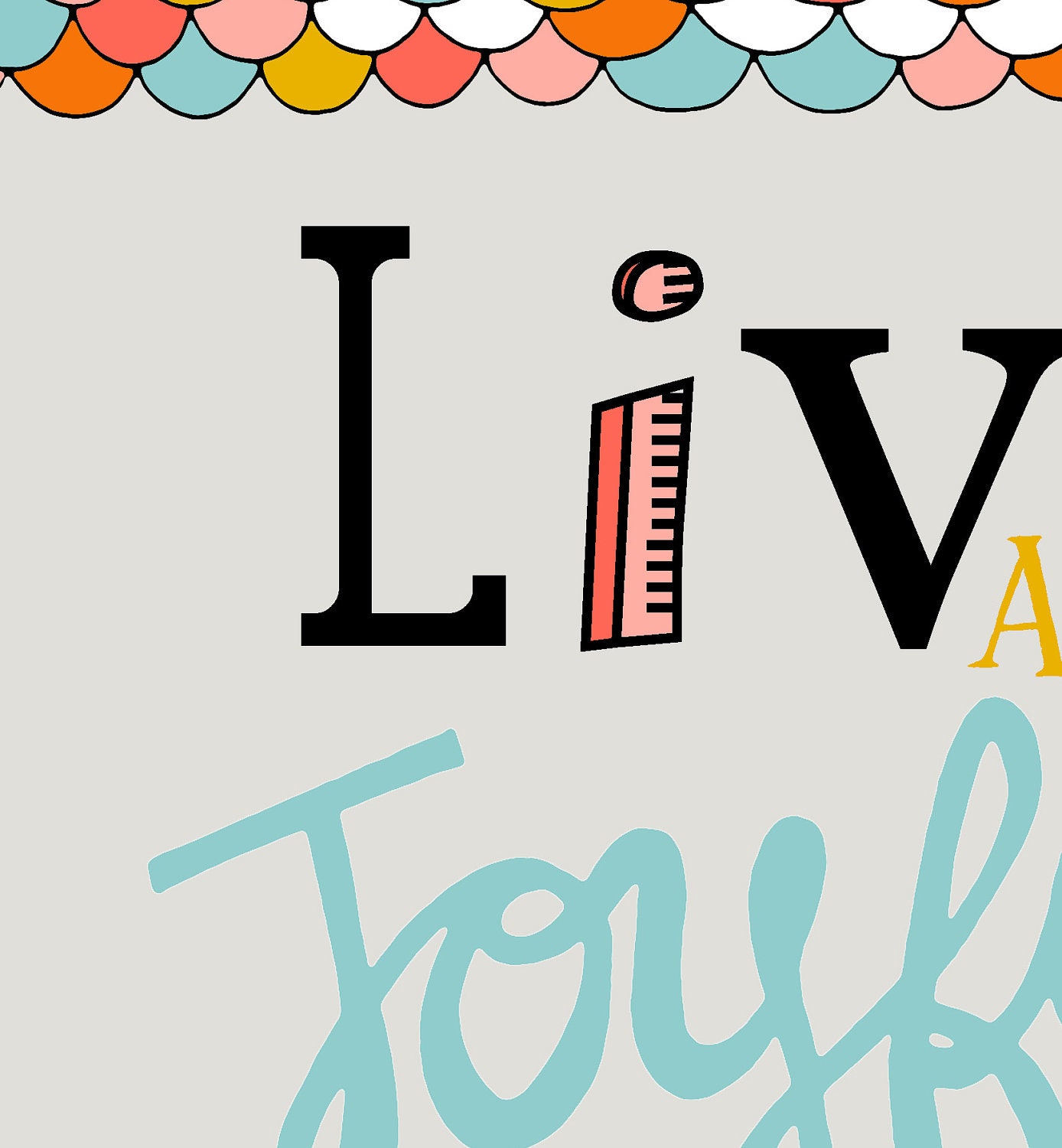 Live a Joyful Life 8x10 Print