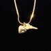 Gold Tone Heart & Key Chain Necklace (MM513)