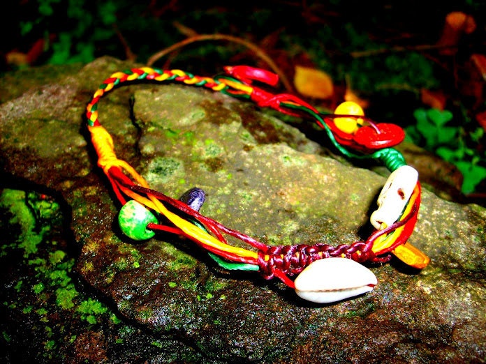 rasta colors bracelet