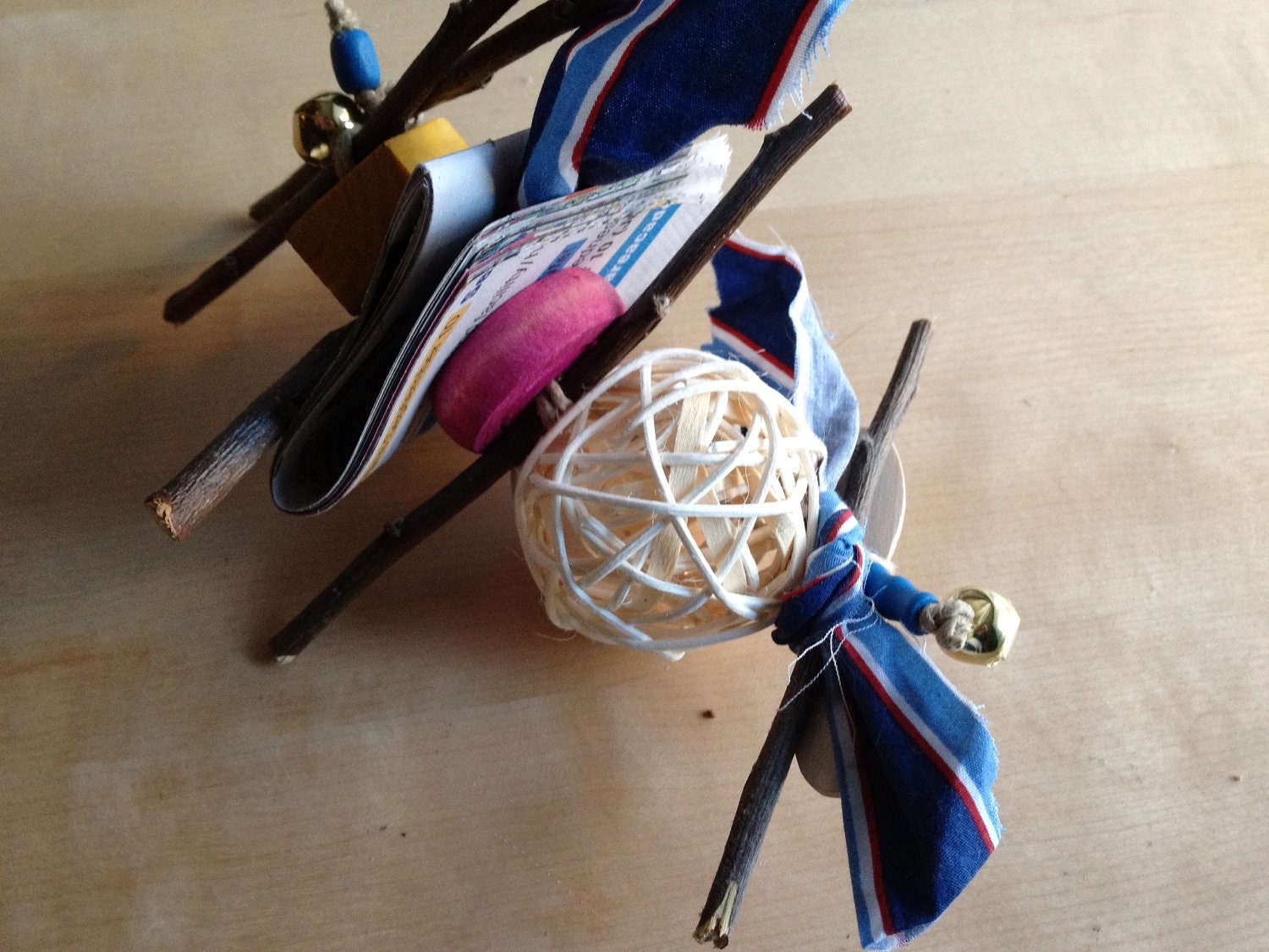 Apple Stick Rabbit Throw Toy