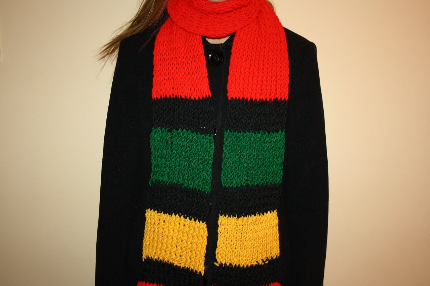 Chicago Blackhawks Hand-Knit Scarf
