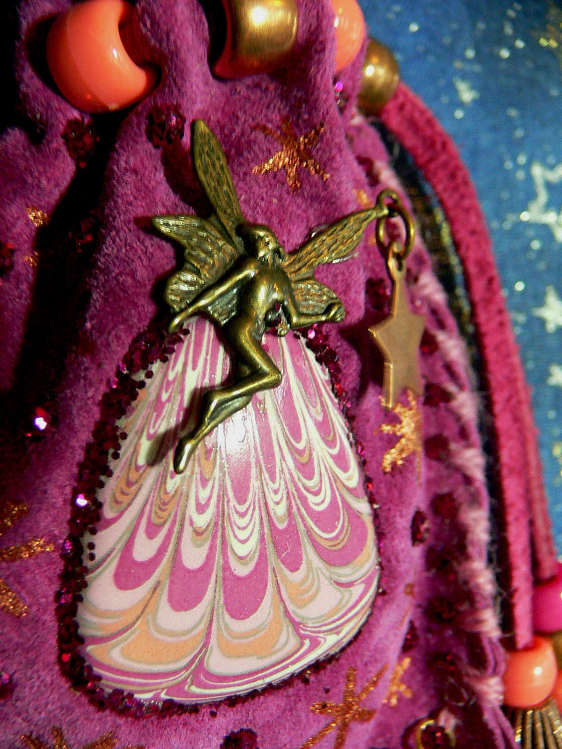 Fairy Tale Fuchsia Magical Spell Pouch