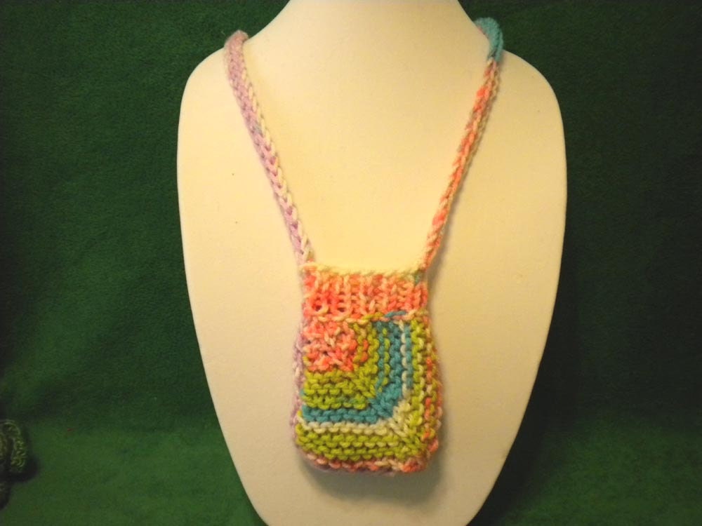 Multicolor Cell Phone Holder Necklace by HobbyOutlet on Etsy