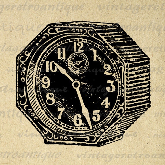 antique clock clipart - photo #42