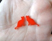 8 Acrylic Red Cats 18 mm Laser Cut - ShortCutsLaser 8 Acrylic Red Cats 18 mm Laser Cut - ShortCutsLaser