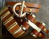 Three's Company leather bracelet set...3 of our most popular bracelets perfect for layering