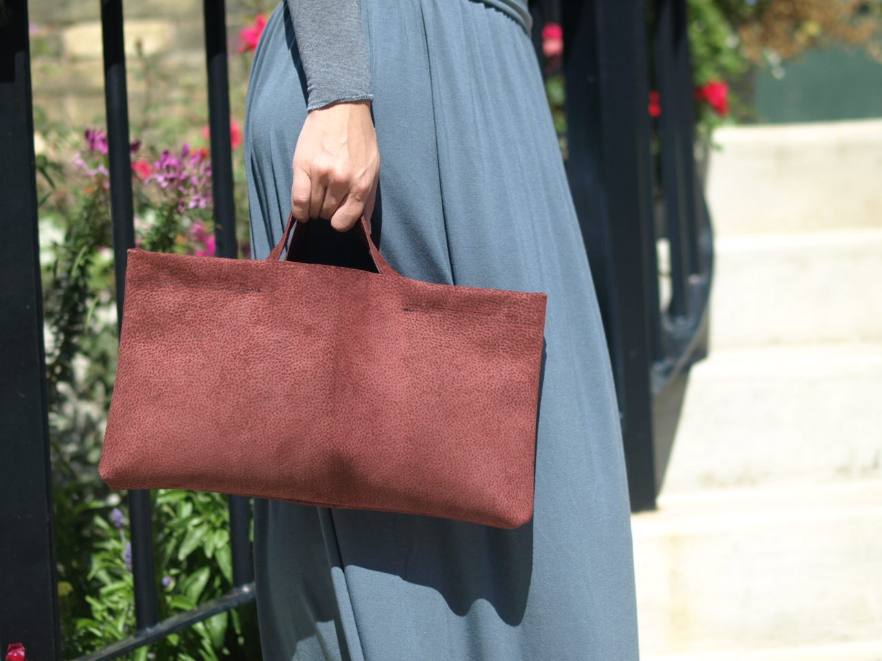 The Coco - Maroon Leather Handbag