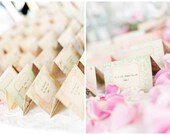 Escort and Seating Cards - Shabby Chic & Vintage Inspired Cards - Set of 100