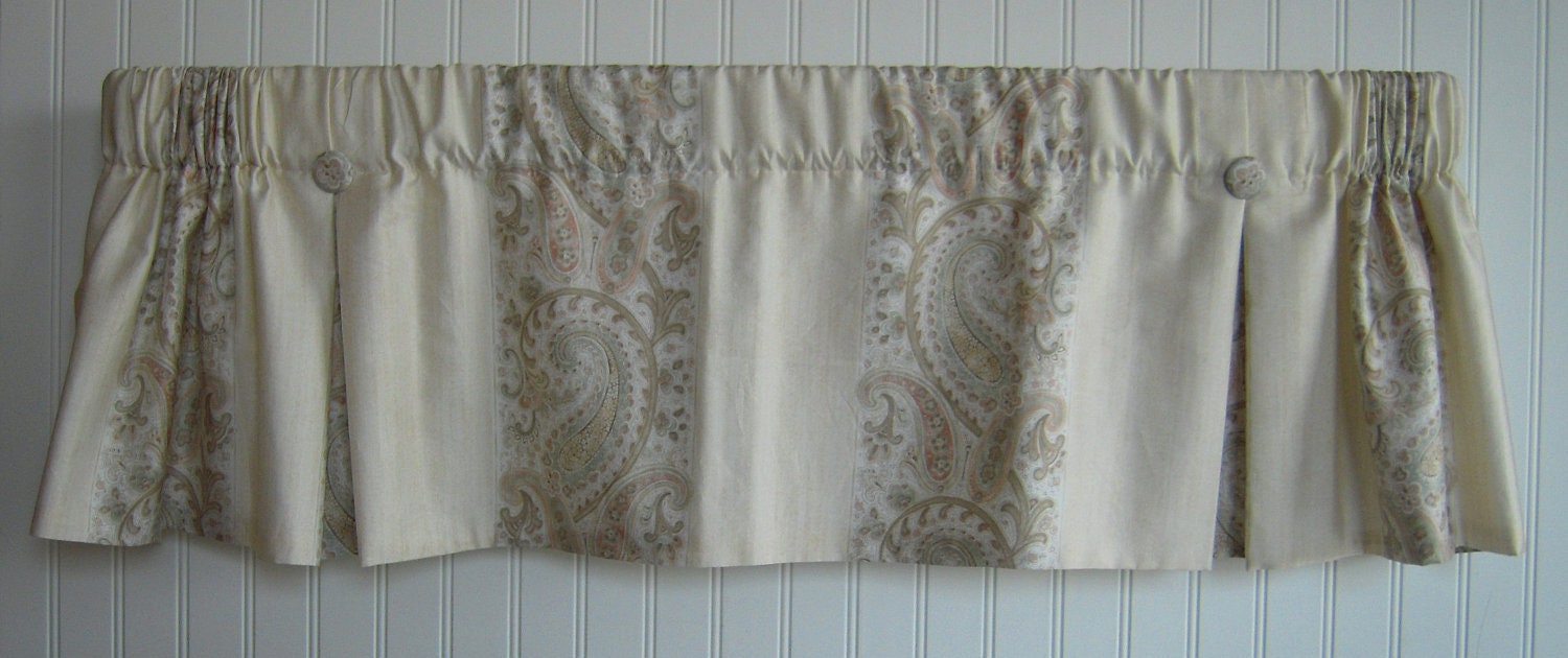 pleated valance