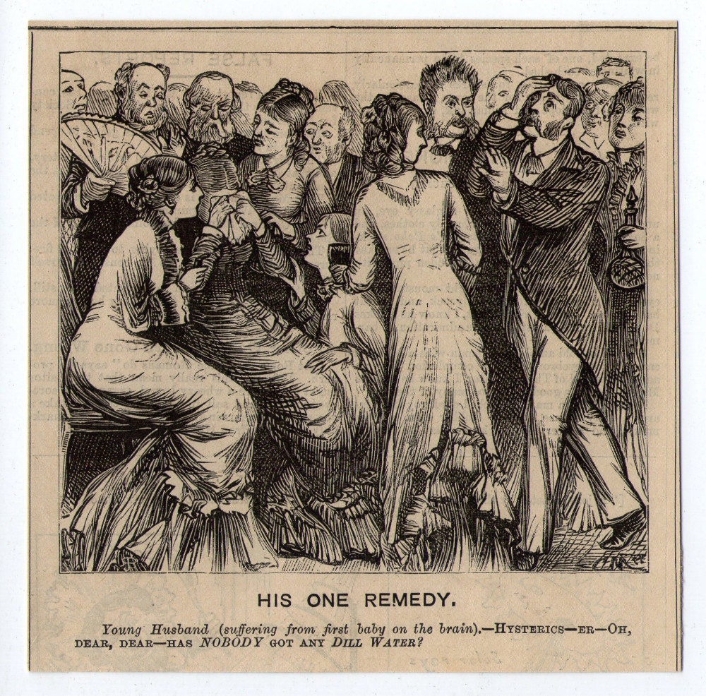 Set of 5 Illustrations taken from Punch. 1878. Political Satire. Prints. Scrapbooking. Card Making. Arts and Crafts. Paper. Ephemera. News.