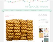 Premade Blogger Template - Blog Design - The Lonnie