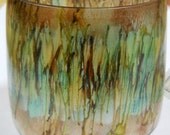 Green Water Color Resin Bangle
