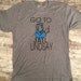 Go to Jail Lindsey tee on our premium tri-blended tee.