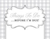 Before I'm Due Gray Notepad